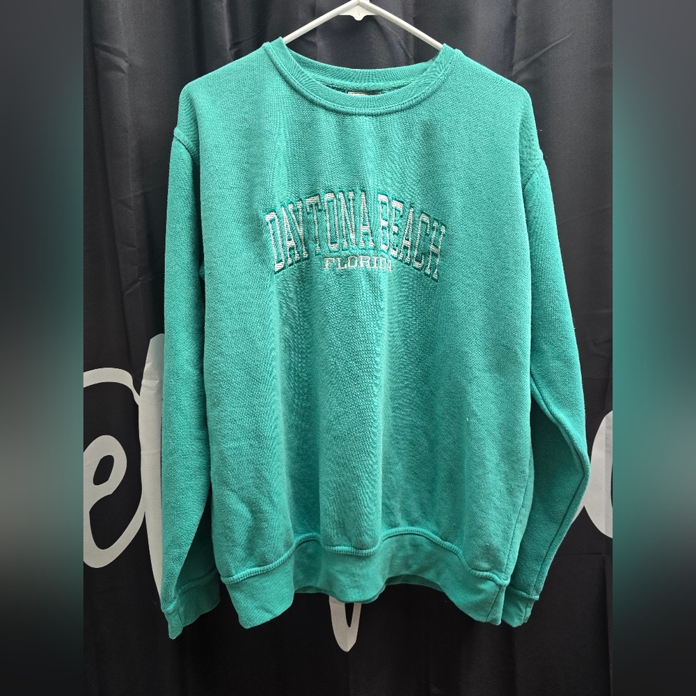 Teal Daytona Beach Florida Sweatshirt